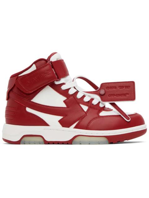 Off-White OFF-WHITE Out Of Office OOO Mid White Red (Women's)