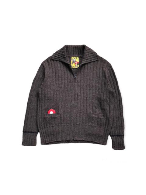 Other Designers Vintage Iceberg Cashmere Wool Mohair Knit Cardigan Boxy L