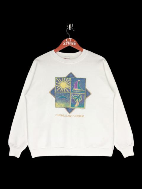 Other Designers Vintage - Channel Island California Vintage Sweatshirt Big Logo