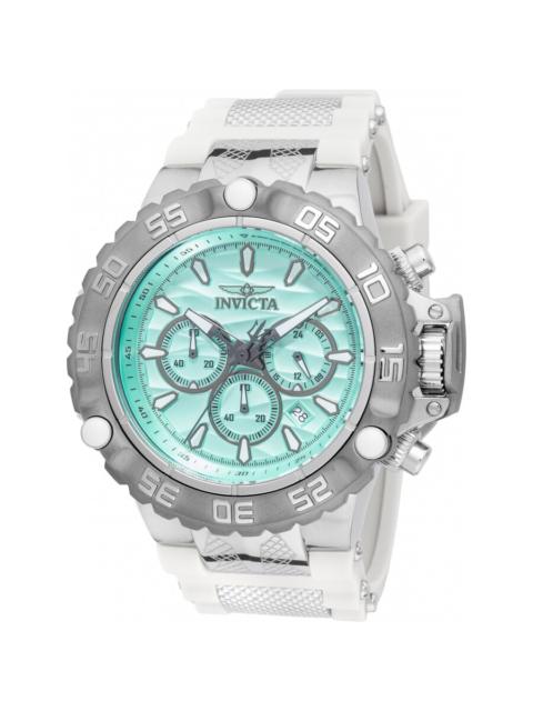 Other Designers Invicta Subaqua Poseidon Chronograph GMT Quartz Light Blue Dial Men's Watch 48557