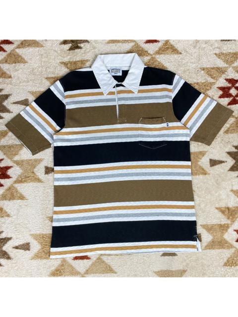 Stüssy Vintage Stussy Polo Rugby Shirt Stripe Stussy Streetwear