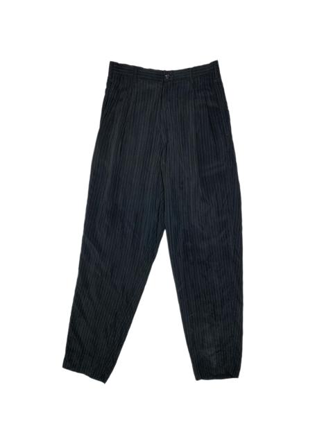 Yohji Yamamoto 80s Striped Rayon Pants