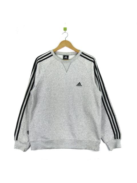 adidas Adidas 3 Stripe Small Logo Embroidered Crewneck Pullover Jumper Sweatshirt