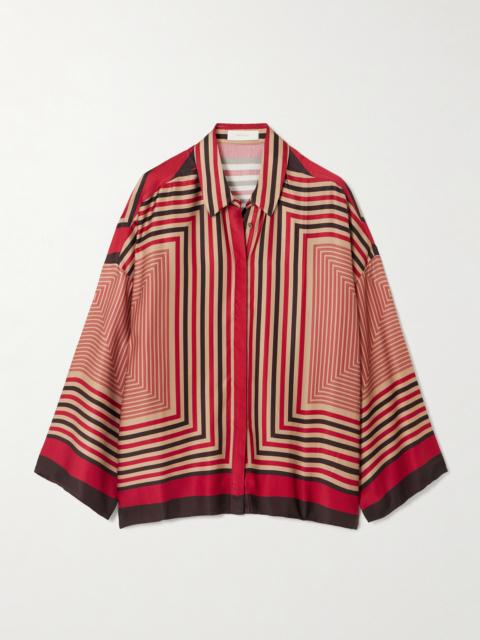 FAITHFULL Cora Printed Satin Shirt