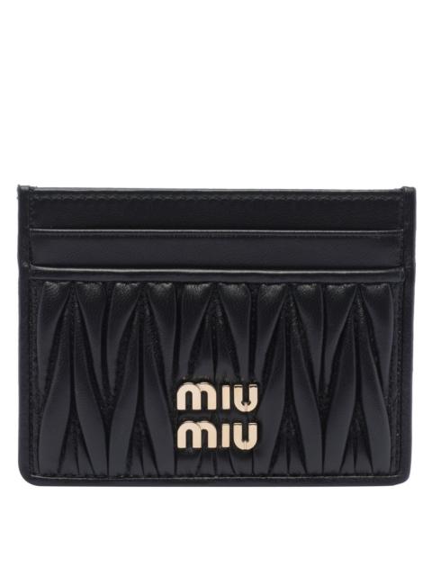 Miu Miu Miu Miu Women Miu Miu Matelasse' Cards Holder