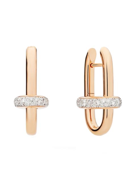 Pomellato Pomellato Iconica Hoop Earrings in Rose Gold at Nordstrom