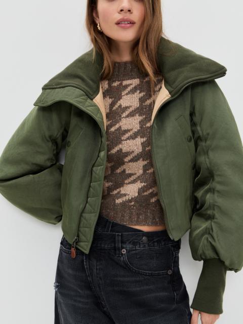 R13 Oversized Padded Flight Jacket