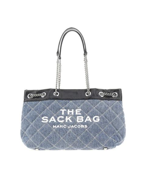 Marc Jacobs MEDIUM 'THE QUILTED DENIM CHAIN SACK BAG'