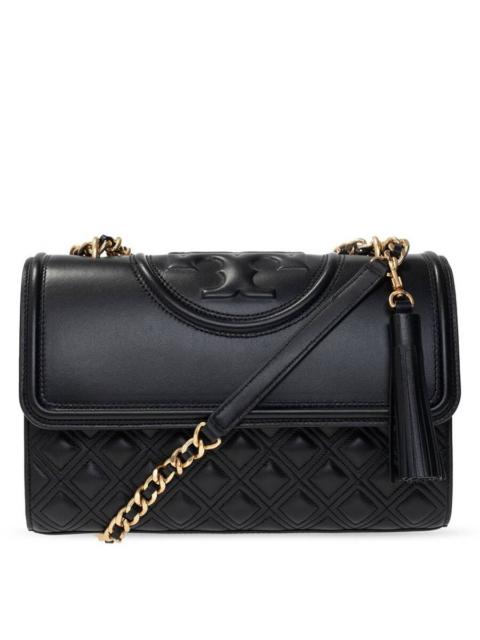 Other Designers Tory Burch Black Fleming Convertible Leather Shoulder Bag