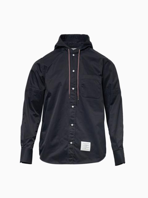 Thom Browne Hooded Straight Fit Shirt