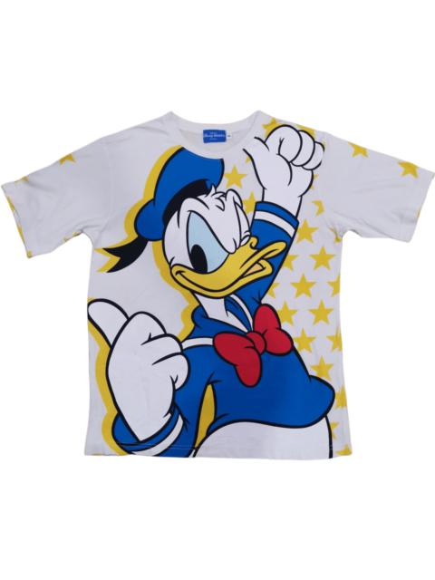 Other Designers Vintage Donald Duck Mickey Mouse Disney OverPrint Tee