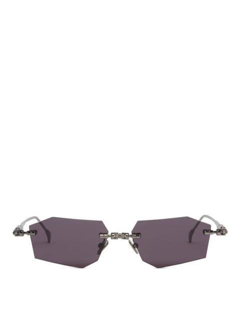 Kuboraum Silver H40 Mask Sunglasses