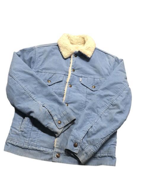 Levi's Vintage 70s Levi's Corduroy Sherpa Jacket White Tag