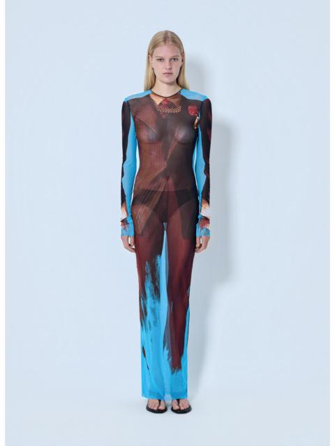 Jean Paul Gaultier Jean Paul Gaultier Women Re-Edition La Robe Tennis Costume Long Dress