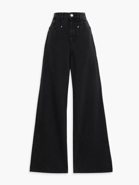Isabel Marant Lemony high-rise wide-leg jeans