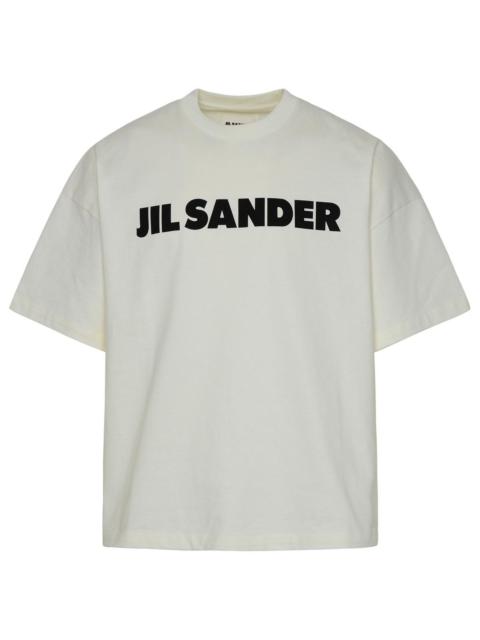 Jil Sander Ivory Cotton T-Shirt Men