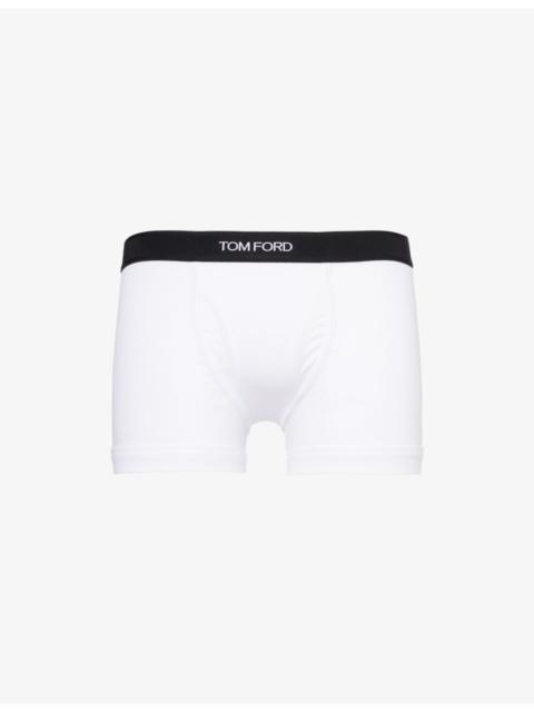 TOM FORD Logo-embroidered cotton-blend jersey boxers