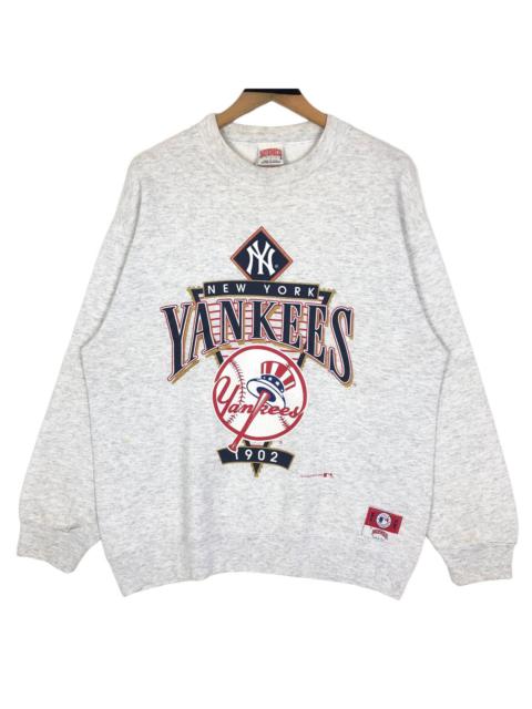 Other Designers Nutmeg Mills - Vintage 90s MLB New York Yankees Crewneck Sweatshirt Nutmeg