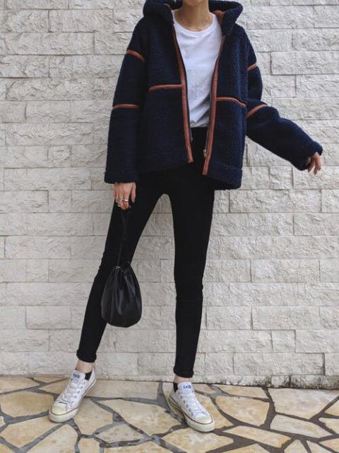 Other Designers Japanese Brand - Titivate Baggy Fleece Hoodie Full Zip