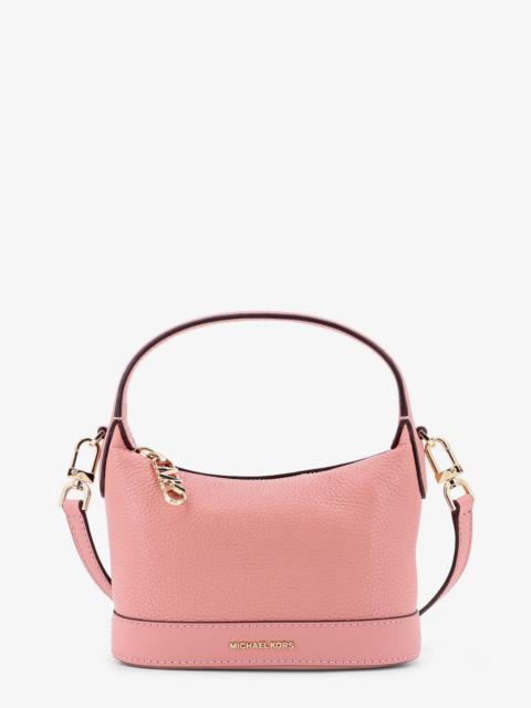 MICHAEL KORS - Michael Kors Wythe Leather Handbag With Frontal Logo