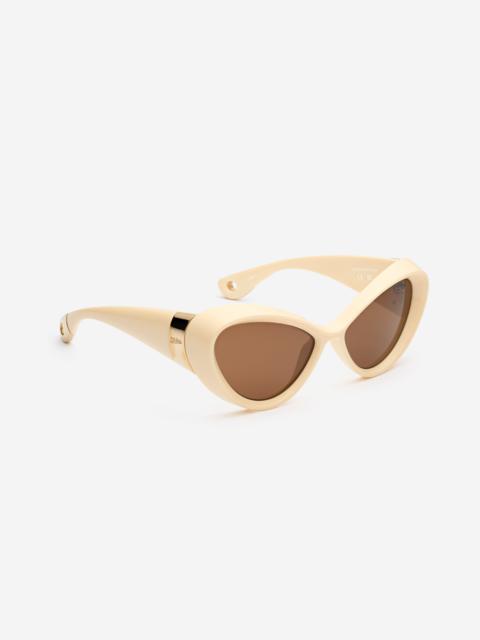 THE ECRU PARISIAN CAT SUNGLASSES