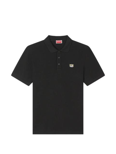 KENZO Kenzo Logo-appliqué Cotton Polo Shirt