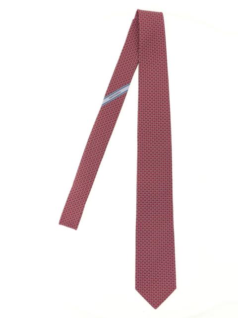 FERRAGAMO 'Gancini' print tie