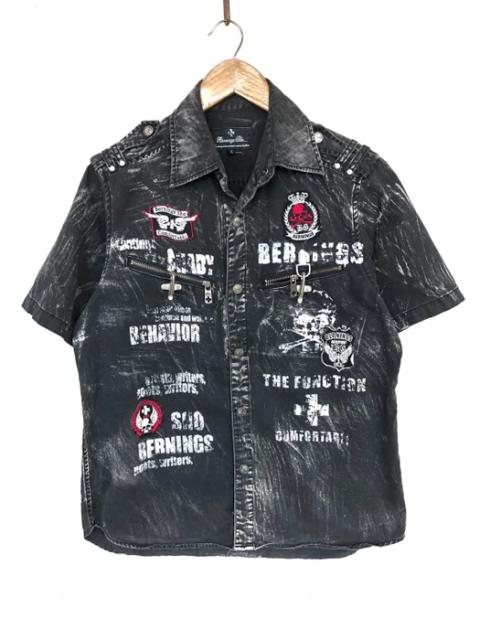 Other Designers Japanese Brand - Vintage Bernings Sho Seditionaries Punk Shirt Button Up