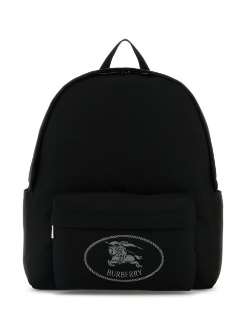 Burberry Black canvas backpack