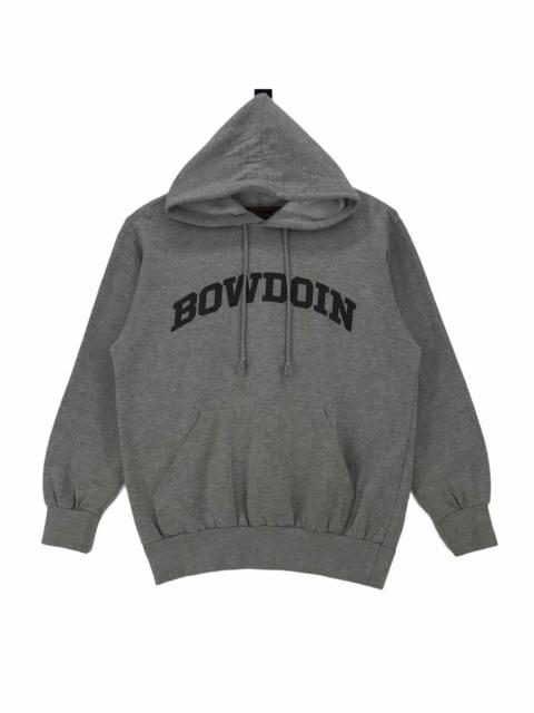 Vintage Bowdoin College Hoodie Sweatshirt