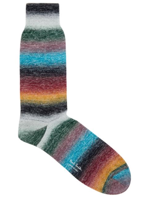 Paul Smith Paul Smith Ombré Cotton-blend Socks