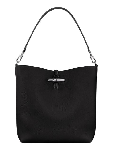 Longchamp Longchamp Medium Le Roseau Leather Hobo Bag in Black at Nordstrom