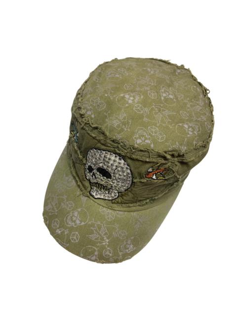 Hysteric Glamour Japanese Brand LEADER Skull Swarovski Hat