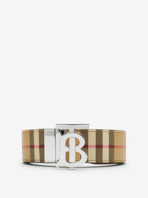 Burberry Reversible Check TB Belt