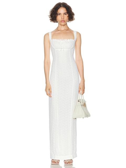 HELSA Petite Eyelet Column Dress