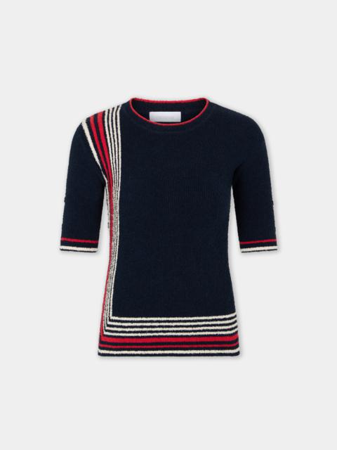 rabanne TOP IN TERRY JERSEY