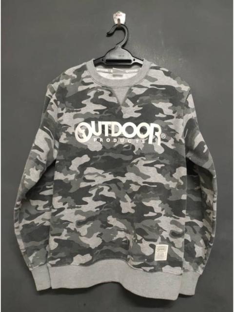 Other Designers Outdoor Life - Outdoor Product Big Logo Camo Design Sweatshirt