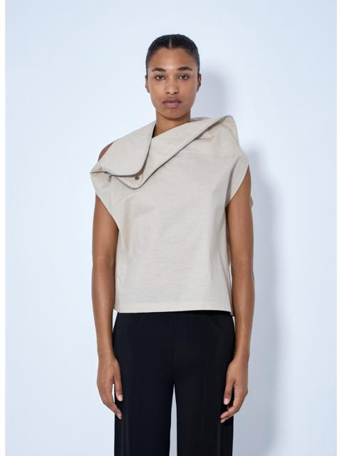 ISSEY MIYAKE Issey Miyake Women Asymmetric Zip Detail Top