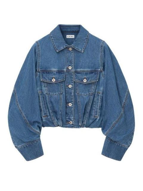 Loewe LOEWE Blue Denim Jacket New & Authentic (Women's size:6;)