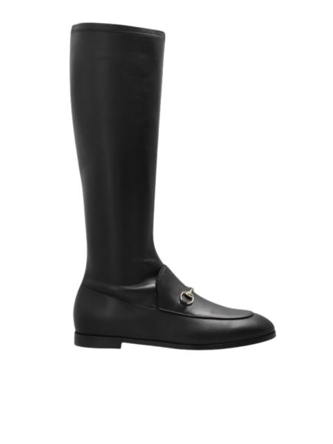 GUCCI Jordaan Leather Boots