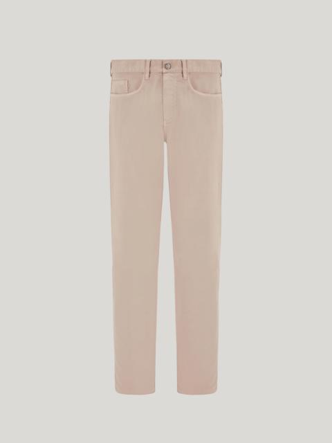Canali DUNE REGULAR FIT FIVE POCKET PANTS, MADE FROM COTTON MICROTWILL