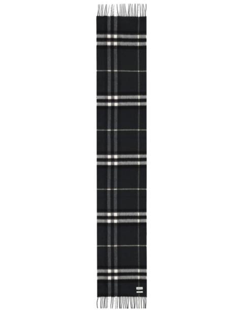 Burberry CASHMERE CHECK SCARF WITH LOGO