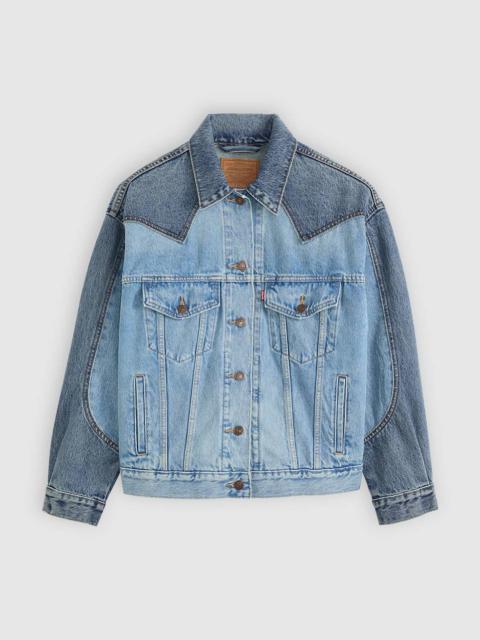 '90S WESTERN PIECED TRUCKER JACKET