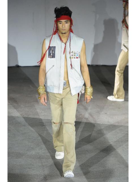UNDERCOVER Undercover S/S'19 Knee Slit Flared Pants