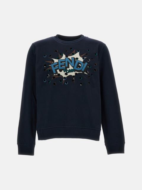 FENDI Fendi Men Embroidered Sweatshirt