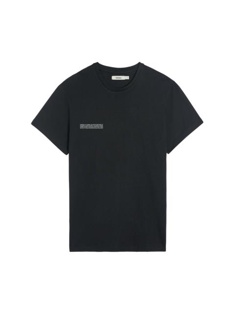 PANGAIA Mens 365 Midweight T-shirt - Black