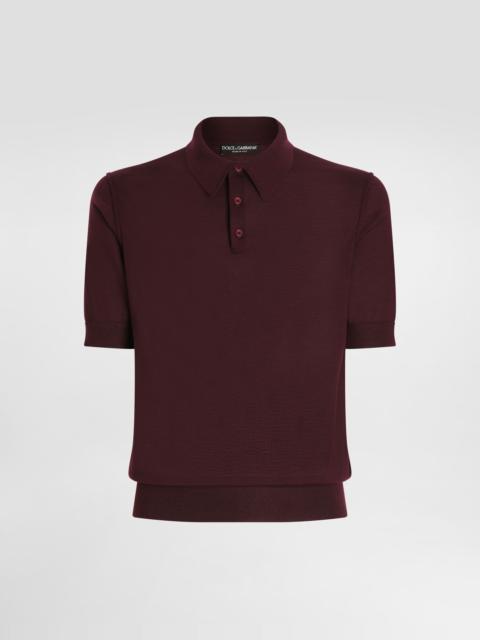 Dolce & Gabbana Fine-gauge cashmere polo shirt