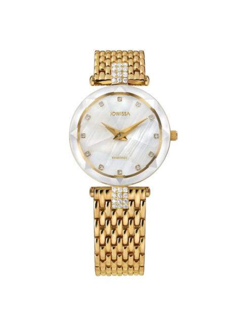 Jowissa - Jowissa Facet Strass Quartz Crystal Ladies Watch J5.633.M