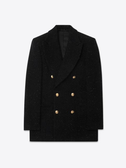 BLK DNM BLAZER 78 BLACK BOUCLÉ