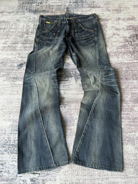 Other Designers If Six Was Nine - Super Flared Lee Punk Jeans